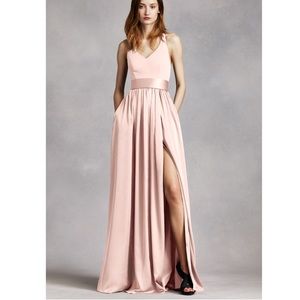 Vera wang gown in blush